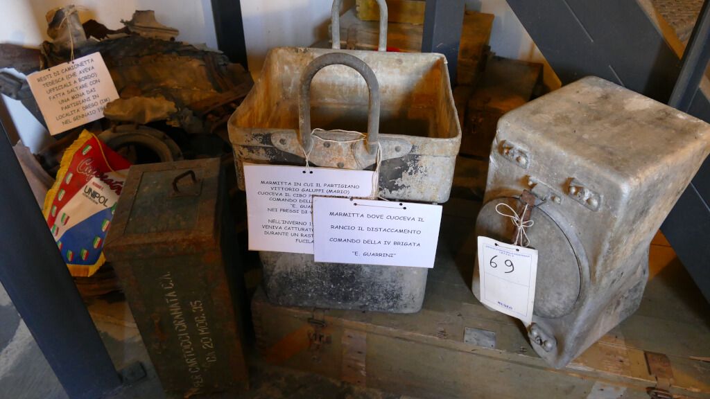 Il museo della Resistenza a Carpasio All’interno del museo della Resistenza a Carpasio