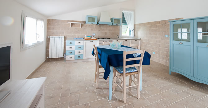 Immagine della cucina dell’appartamento Non ti scordar di me