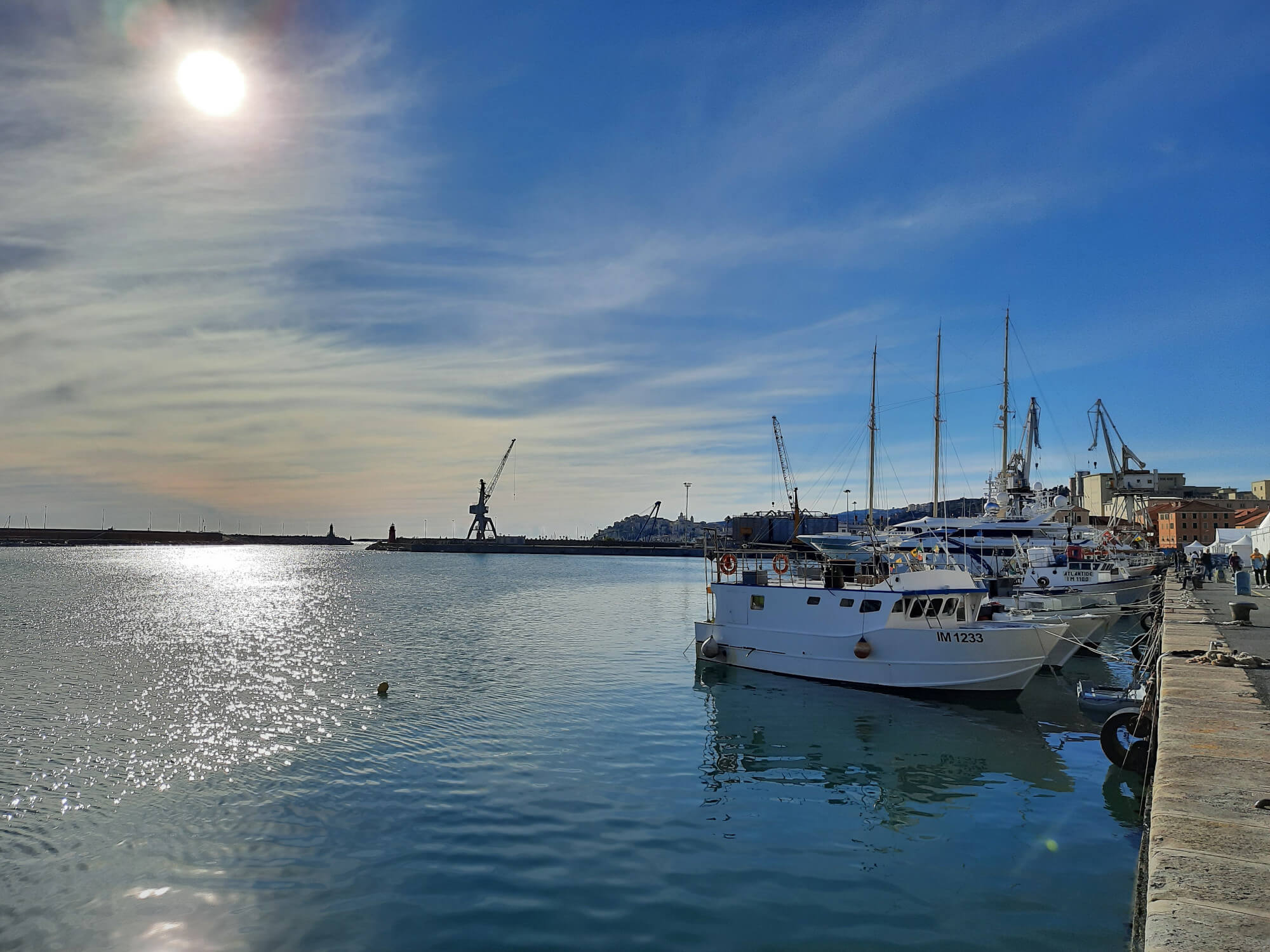 Vista Calata Cuneo a Imperia