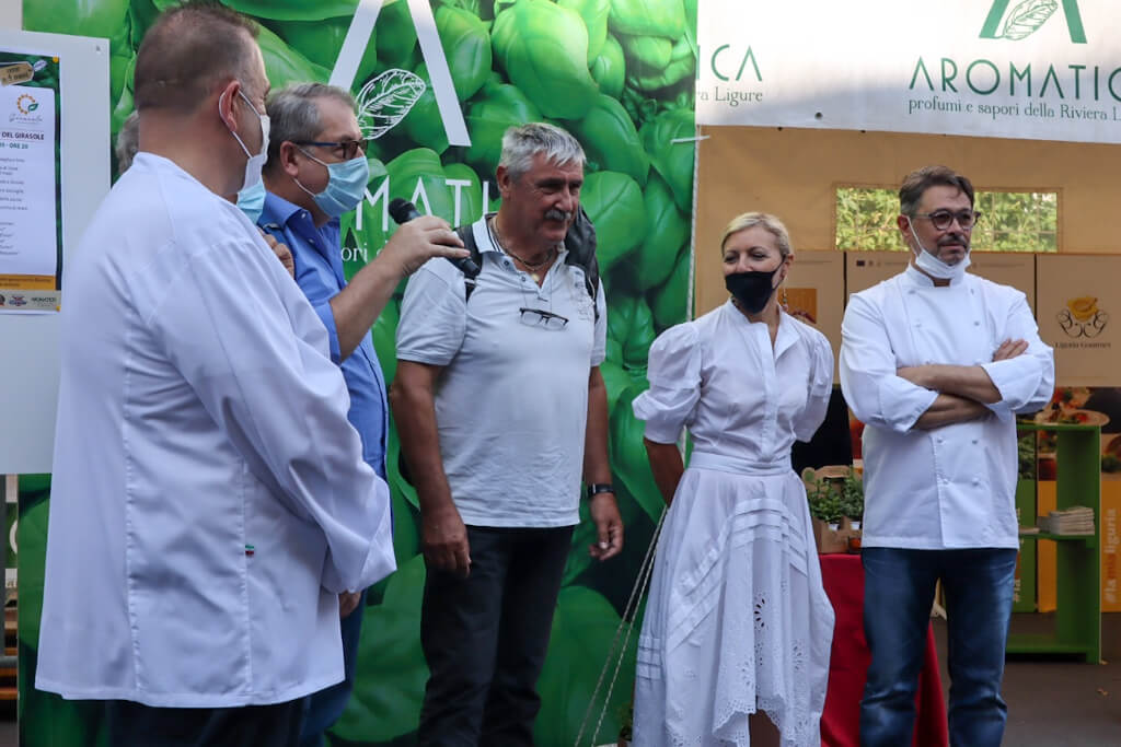 La cerimonia di inaugurazione di Aromatica Inaugurazione di Aromatica