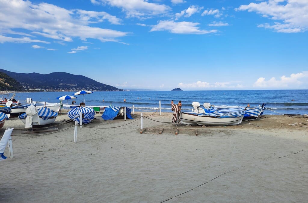 La spiaggia di Laigueglia