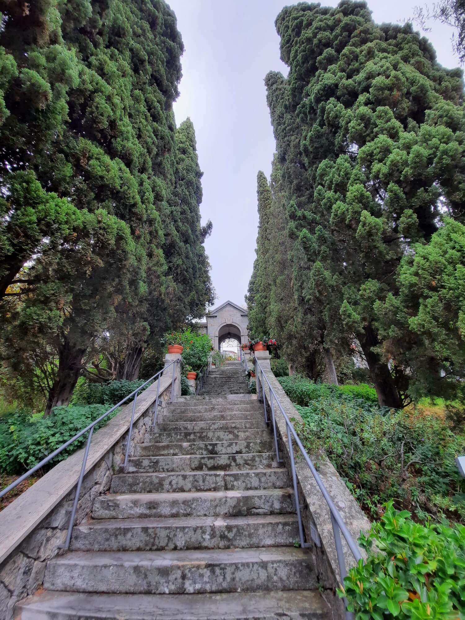 L’ingresso ai Giardini Hanbury