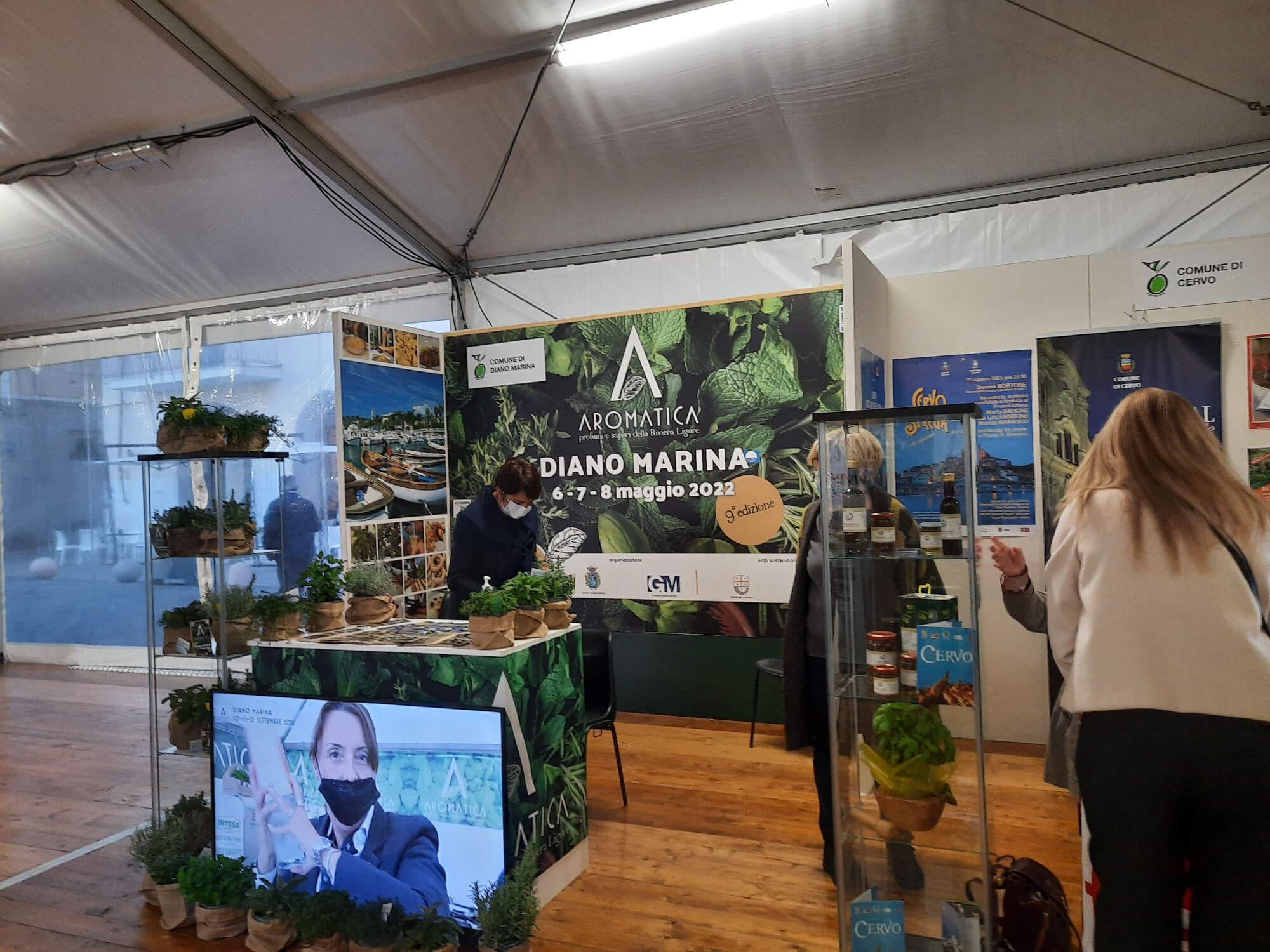 Lo stand di Diano Marina a Olioliva